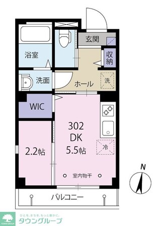 プランドール新小岩の物件間取画像